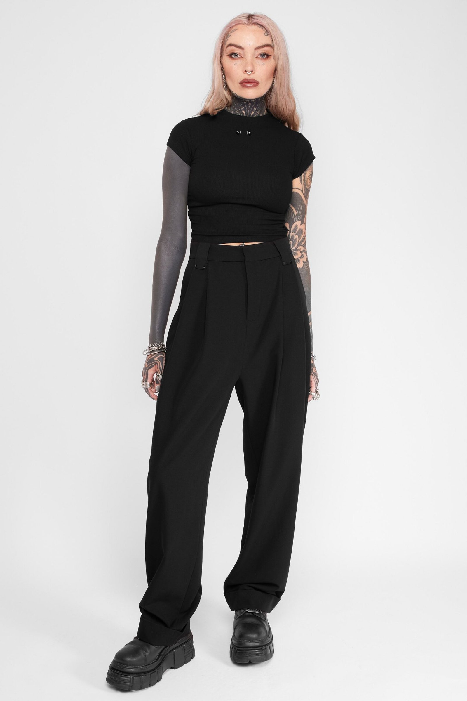 Laid Back Pleated Trousers