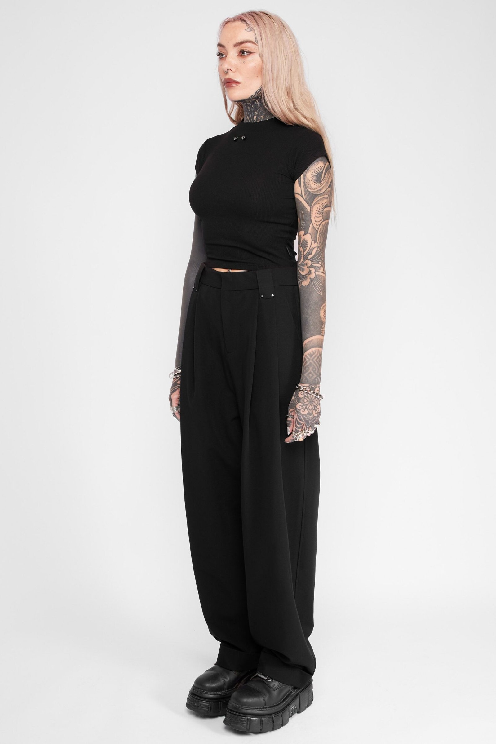 Laid Back Pleated Trousers